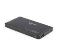 GEMBIRD EE2-U3S-2 HDD/SSD enclosure for 2.5 SATA - USB 3.0 Aluminium Black