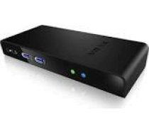 ICY BOX IB-DK2241AC Multi Docking Station for Notebooks and PCs 2x USB 3.0 HDMI Black