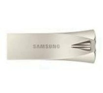 SAMSUNG BAR Plus USB Type-A 64GB 300 MB/s read 110 MB/s write resistant USB 3.1 Champagne Silver with key ring