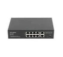 LANBERG switch PoE 19inch 10-port 100MB 8 ports PoE 30W/port max 120w RSFE-8P-2GE unmanaged