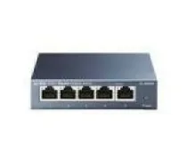 TP-LINK 5-port Metal Gigabit Switch 5 10/100/1000M RJ45 ports supports GMP Snooping IEEE 802.1p QoS Plug and Play metal case