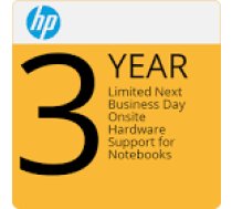 HP 3 years Next Business Day Onsite Hardware Support for Notebooks