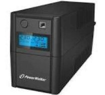 POWERWALKER VI 850 SHL FR UPS Line-Interactive 850VA 2x 230V PL OUT RJ11 IN/OUT USB LCD