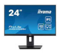 IIYAMA XUB2492QSU-B1 24inch ETE IPS-panel 2560x1440 100Hz QHD 05ms MPRT FreeSync 15cm Height Adj. Stand 300cd/m2 HDMI DisplayPort