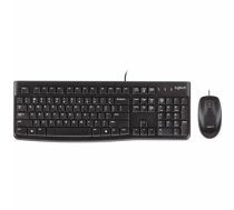 LOGITECH MK120 Corded Combo - BLACK - USB - US INT'L - EER