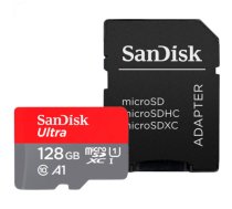 SanDisk Ultra microSDXC 128GB + SD Adapter 140MB/s  A1 Class 10 UHS-I, EAN: 619659200558