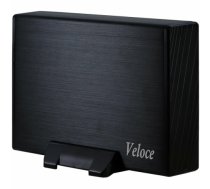 Drive Cabinet INTER-TECH Veloce (3.5" HDD, SATA/SATA II, USB3.0) Black