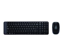 LOGITECH MK220 Wireless Combo - BLACK - US INT'L EER
