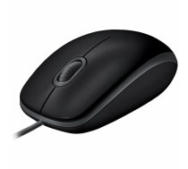 LOGITECH B110 Corded Mouse - SILENT - BLACK - USB - B2B