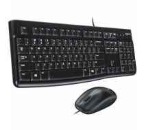 LOGITECH MK120 Corded Combo - BLACK - USB - US INT'L