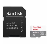 SanDisk Ultra microSDXC 64GB + SD Adapter 100MB/s Class 10 UHS-I, EAN: 619659185060