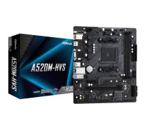 ASROCK Main Board Desktop A520M-HVS (AM4, 2xDDR4, PCIe 3.0 x16,PCIe 3.0 x1, M.2, 4 SATA3, D-Sub, HDMI, mATX, retail)