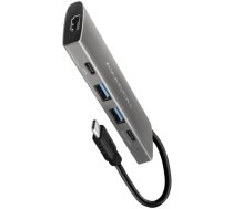 AXAGON HMC-5G2 2x USB-A + 2x USB-C + HDMI, USB-C 3.2 Gen 2 10Gbps hub, PD 60W, 13cm USB-C cable