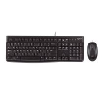 LOGITECH MK120 Corded Combo - BLACK - USB - RUS