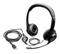 LOGITECH H390 Corded Headset - BLACK - USB