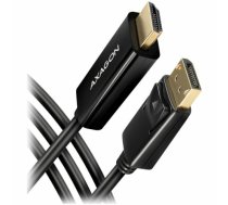 AXAGON RVD-HI14C2 DisplayPort > HDMI 1.4 cable 1.8m 4K/30Hz