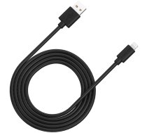 CANYON cable MFI-12 USB-A to Lightning 2m Black