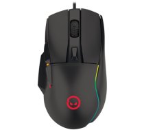 LORGAR Jetter 357, gaming mouse, Optical Gaming Mouse with 6 programmable buttons, Pixart ATG4090 sensor, DPI can be up to 8000, 30 million times key life, 1.8m PVC USB cable, Matt UV coating and RGB lights with 4 LED flowing mode, size:124.90*71.65*41.36