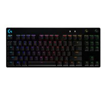 LOGITECH G PRO X TKL LIGHTSPEED Mechanical Gaming Keyboard - BLACK - US INT'L - TACTILE
