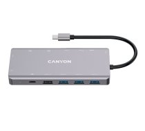 CANYON hub DS-12 13in1 4k USB-C Dark Grey