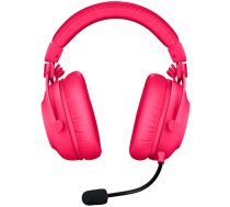 LOGITECH G PRO X2 LIGHTSPEED Wireless Gaming Headset - Blue Mic - MAGENTA