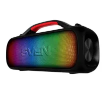 Speaker SVEN PS-360, black (24W, Waterproof (IPx5), TWS, Bluetooth, FM, USB, 3000mA*h)