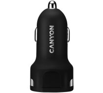 CANYON car charger C-04 2.4A/2USB-A Black