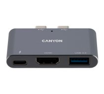 CANYON hub DS-1 3in1 Thunderbolt 3 Space Grey