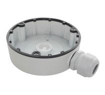 Hikvision Junction box, Φ126.7 mm × 35 mm, Aluminum, white