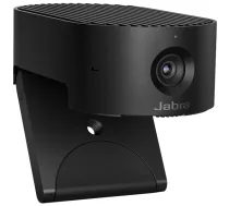 JABRA PanaCast 20, Premium AI-powered 4K Ultra HD video quality, AI-driven Intelligent Zoom, Intelligent Lighting Optimization, P-n-P, Powerful on-board AI processor, Integrated privacy cover, Clips to any monitor, with protective case, Plug&Play
