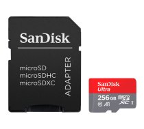 SanDisk Ultra microSDXC 256GB + SD Adapter 150MB/s  A1 Class 10 UHS-I, EAN: 619659200565