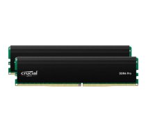 Crucial Pro OC 32GB Kit (2X16GB) DDR5-6400 UDIMM CL38 Black