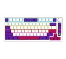 LORGAR KBP7075W, Wireless 75% Mechanical Gaming Keyboard Pro, White, EN layout