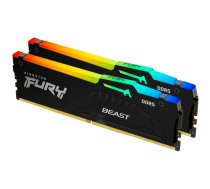 Kingston DRAM 64GB 6000MT/s DDR5 CL36 DIMM (Kit of 2) FURY Beast RGB EXPO