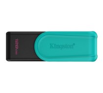 Kingston 128GB Portable USB 3.2 Gen 1 DataTraveler Exodia S (Black/Turquoise)