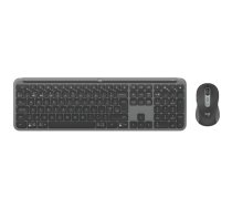 LOGITECH Signature Slim Wireless Keyboard and Mouse Combo MK950 - GRAPHITE - PAN - 2.4GHZ/BT - NORDIC-613