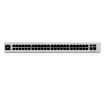 Switch, UBIQUITI, USW-PRO-48-POE, Type L3, Rack, 48x10Base-T / 100Base-TX / 1000Base-T, 4xSFP, PoE+ ports 48, 600 Watts, USW-PRO-48-POE
