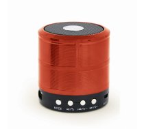 Portable Speaker, GEMBIRD, Red, Portable/Wireless, 1xMicro-USB, 1xStereo jack 3.5mm, 1xMicroSD Card Slot, Bluetooth, SPK-BT-08-R