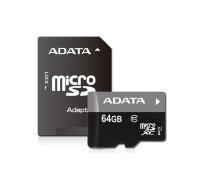 MEMORY MICRO SDXC 64GB CLASS10/W/AD AUSDX64GUICL10-RA1 ADATA