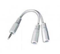 CABLE AUDIO SPLITTER 3.5MM/10CM WHITE CCA-415W GEMBIRD
