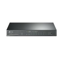 Switch, TP-LINK, TL-SG1210MPE, Desktop/pedestal, 9x10Base-T / 100Base-TX / 1000Base-T, 1x10/100/1000BASE-T/SFP combo, PoE+ ports 8, 123 Watts, TL-SG1210MPE