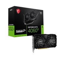 Graphics Card, MSI, NVIDIA GeForce RTX 4060 Ti, 16 GB, GDDR6, 128 bit, PCIE 4.0 16x, 1xHDMI, 3xDisplayPort, 4060TIVENT2XBLAC16GOC