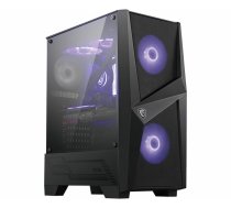 Case, MSI, MAG FORGE 100M, MidiTower, Not included, ATX, MicroATX, MiniITX, Colour Black, MAGFORGE100M