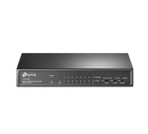 Switch, TP-LINK, TL-SF1009P, Desktop/pedestal, 9x10Base-T / 100Base-TX, PoE+ ports 8, TL-SF1009P