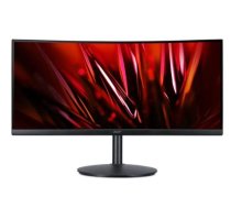 LCD Monitor, ACER, XZ342CUS3BMIIP, 34, Gaming/Curved/21 : 9, Panel VA, 3440x1440, 21:9, 180 hz, Matte, 1 ms, Speakers, Swivel, Height adjustable, Tilt, Colour Black, UM.CX2EE.301