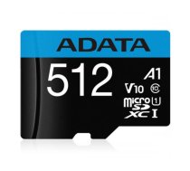 MEMORY MICRO SDXC 512GB W/AD./AUSDX512GUICL10A1-RA1 ADATA