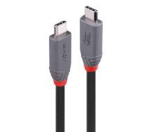 CABLE USB4 240W TYPE C 0.8M/40GBPS ANTHRA LINE 36956 LINDY