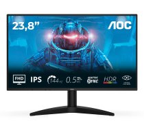 LCD Monitor, AOC, 23.8 , 1920 x 1080 pixels, Full HD, Native aspect ratio 16:9, LED, Flat, 24B36X