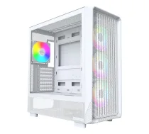 Case, MONTECH, X5, MidiTower, Case product features Transparent panel, Not included, Colour White, X5(W)