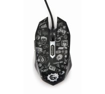 MOUSE USB OPTICAL BLACK/MUS-6B-GRAFIX-01 GEMBIRD